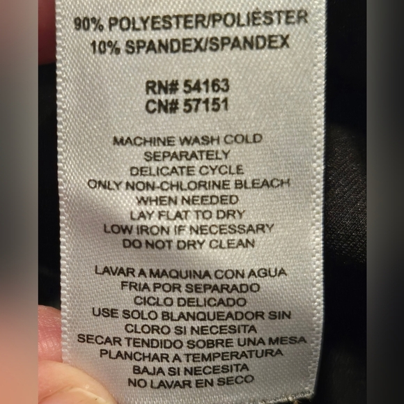 NWOT Andrew Marc Black Pants - Picture 7 of 7